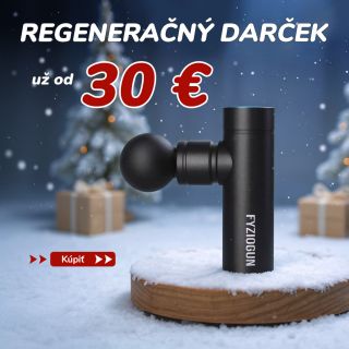🎁 Regeneračný darček už od 30 €! Masážna pištoľ Fyziogun je perfektný vianočný darček pre športovcov, ľudí so sedavým...